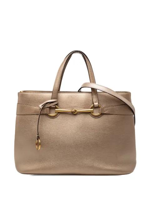 2000-2015 Leather Bright Bit satchel by GUCCI 
