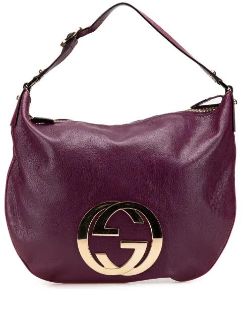 2000-2015 Leather Interlocking G Blondie hobo bag by GUCCI 