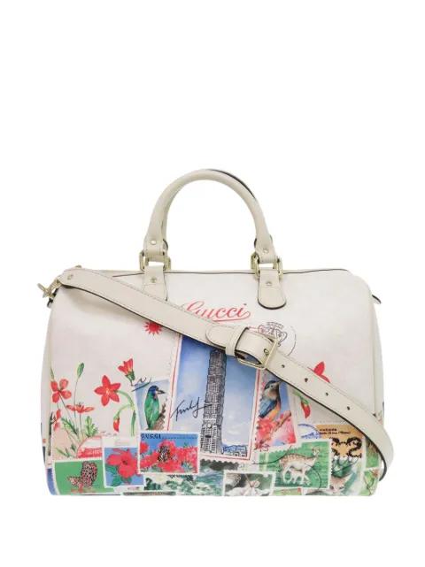 2000-2015 Limited Edition GG Supreme Taipei 101 Boston Bag satchel by GUCCI 