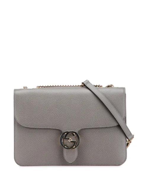 2000-2015 Medium Dollar Calfskin Interlocking G crossbody bag by GUCCI 