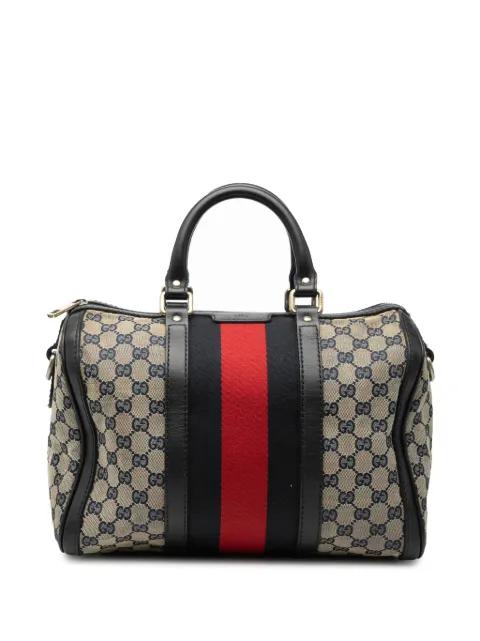 2000-2015 Medium GG Canvas Web Joy Boston Bag satchel by GUCCI 