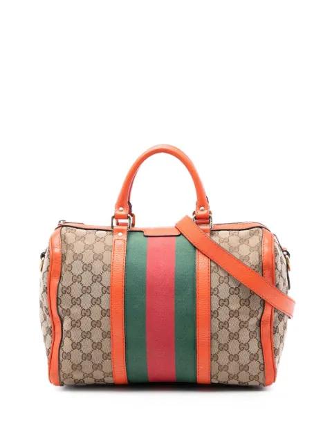 2000-2015 Medium GG Canvas Web Joy Boston Bag satchel by GUCCI 