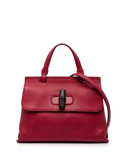 2000-2015 Medium Leather Bamboo Daily satchel by GUCCI 