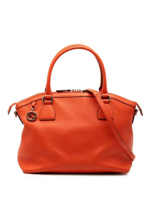2000-2015 Medium Leather GG Charm Dome satchel by GUCCI 