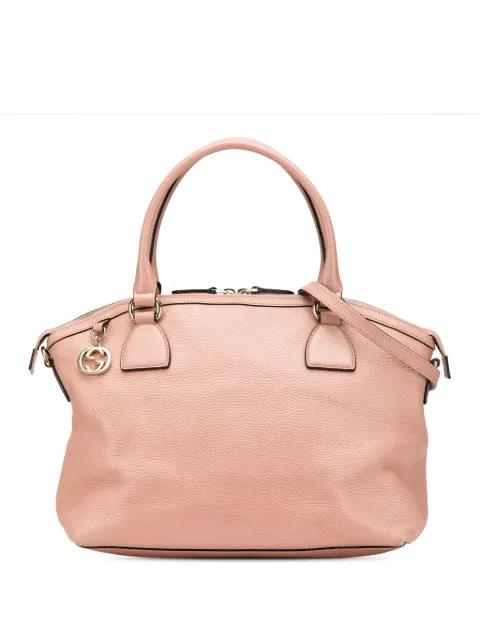 2000-2015 Medium Leather GG Charm Dome satchel by GUCCI 