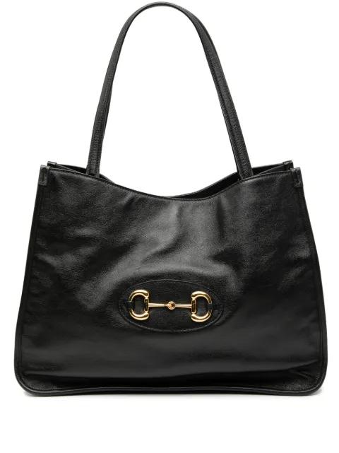 2000-2015 Medium Leather Horsebit 1955 tote bag by GUCCI 