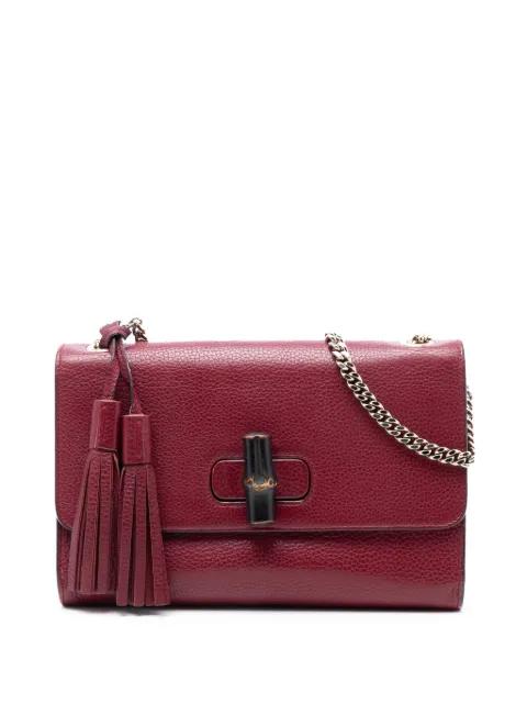 2000-2015 Medium Leather Miss Bamboo crossbody bag by GUCCI 