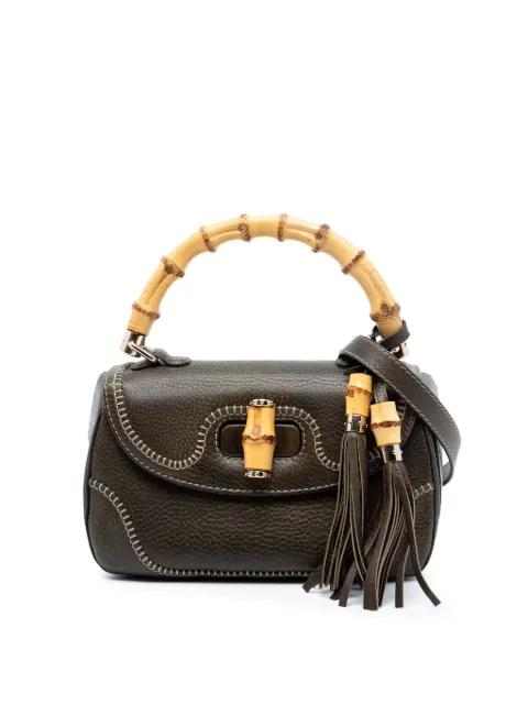 2000-2015 Medium Leather New Bamboo satchel by GUCCI 
