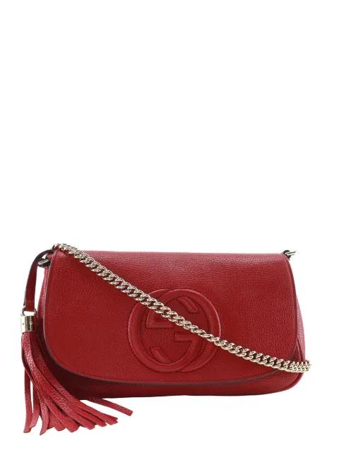 2000-2015 Medium Leather Soho Chain Flap crossbody bag by GUCCI 