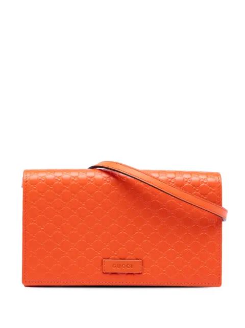 2000-2015 Microguccissima Wallet on Strap crossbody bag by GUCCI 