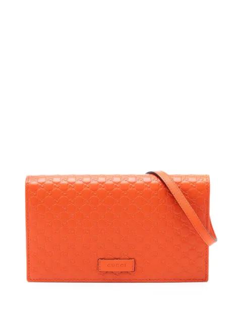 2000-2015 Microguccissima Wallet on Strap crossbody bag by GUCCI 