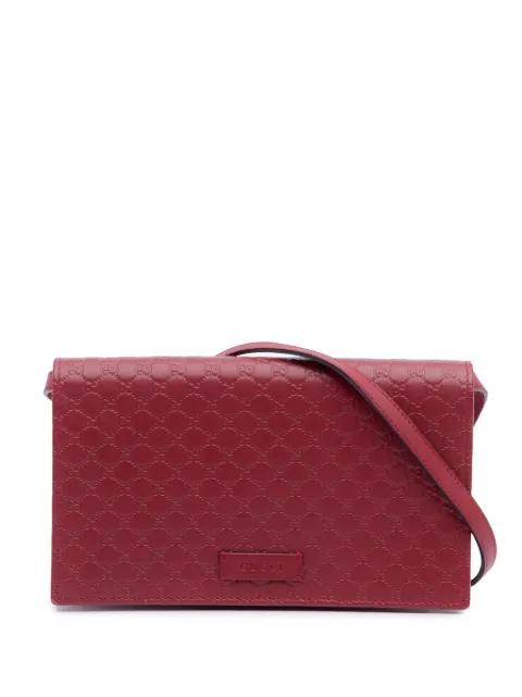 2000-2015 Microguccissima Wallet on Strap crossbody bag by GUCCI 