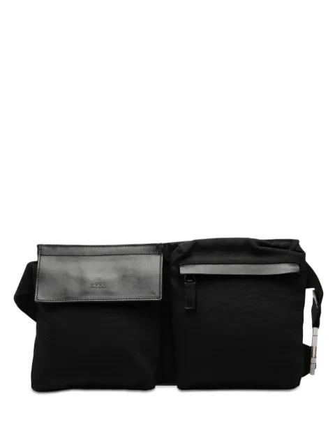 2000-2015 Nylon Double Pocket belt bag by GUCCI 