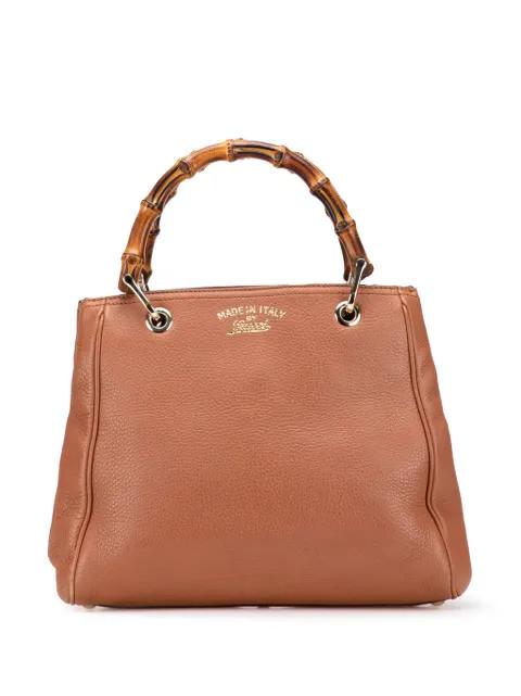 2000-2015 Small Calfskin Bamboo Shopper satchel by GUCCI 