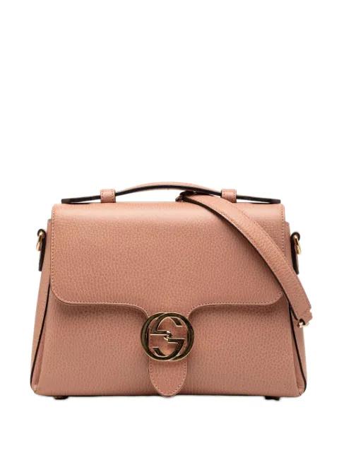 2000-2015 Small Dollar Calf Interlocking G satchel by GUCCI 