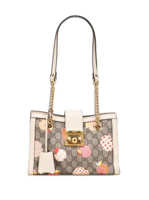 2000-2015 Small GG Supreme Apple Heart Padlock tote bag by GUCCI 