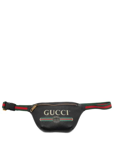2000-2015 Small Grained Calfskin Logo belt bag by GUCCI 