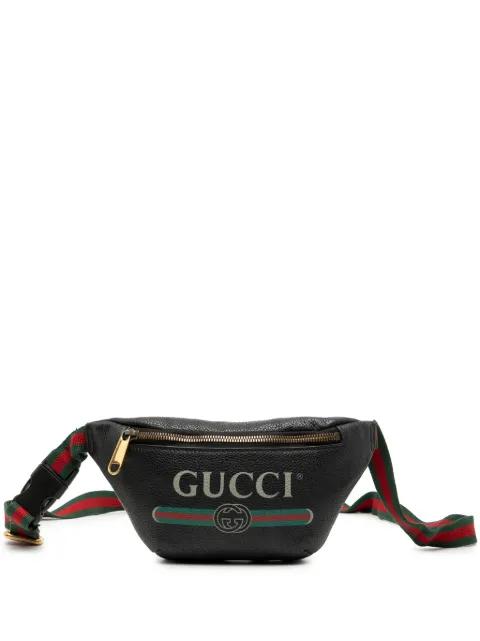 2000-2015 Small Grained Calfskin Logo belt bag by GUCCI 