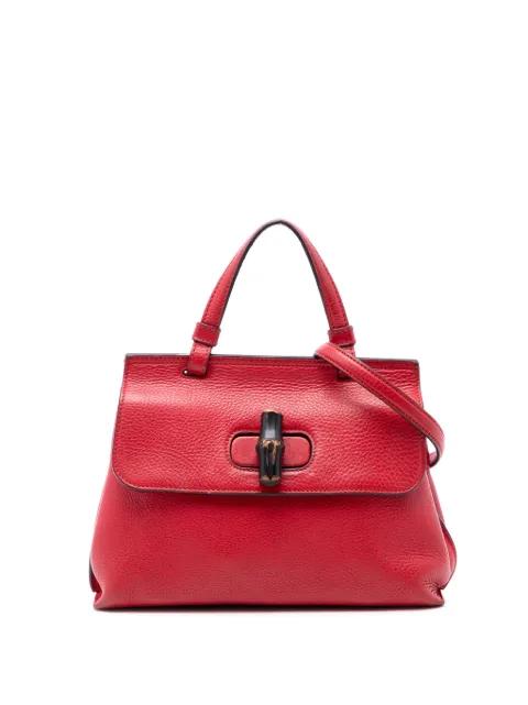 2000-2015 Small Leather Bamboo Daily satchel by GUCCI 