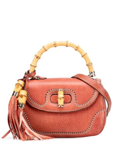 2000-2015 Small Leather New Bamboo satchel by GUCCI 