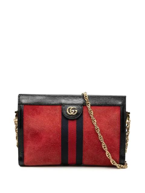 2000-2015 Small Suede Web Ophidia Chain crossbody bag by GUCCI 