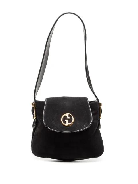 2000-2015 Suede 1973 shoulder bag by GUCCI 