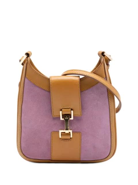 2000-2015 Suede Jackie crossbody bag by GUCCI 