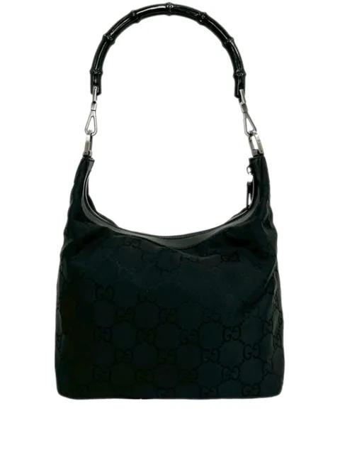 2000-2016 GG Nylon Bamboo shoulder bag by GUCCI 