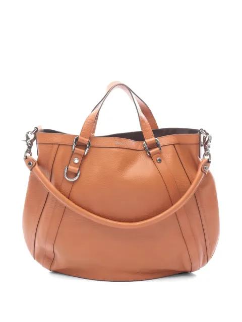 2000s Abby leather tote bag by GUCCI 