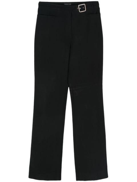 2000s logo-buckle trousers by GUCCI 