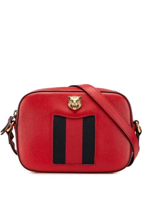 2016-2024 Leather Animalier Web Disco crossbody bag by GUCCI 