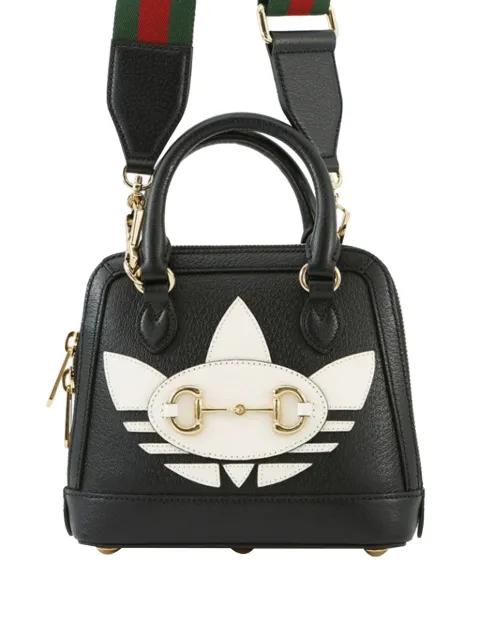 2016-2025 Adidas Mini Leather Horsebit 1955 Top Handle Bag satchel by GUCCI 