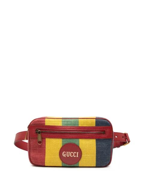 2016-2025 Baiadera Canvas Stripe belt bag by GUCCI 