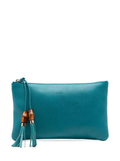 2016-2025 Calfskin Bamboo clutch bag by GUCCI 
