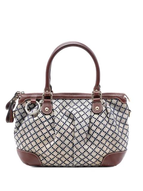 2016-2025 Diamante Canvas Sukey satchel by GUCCI 