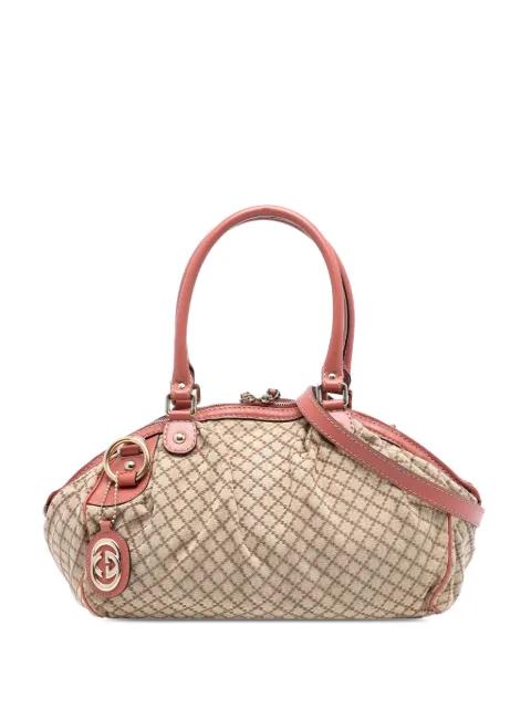 2016-2025 Diamante Canvas Sukey satchel by GUCCI 