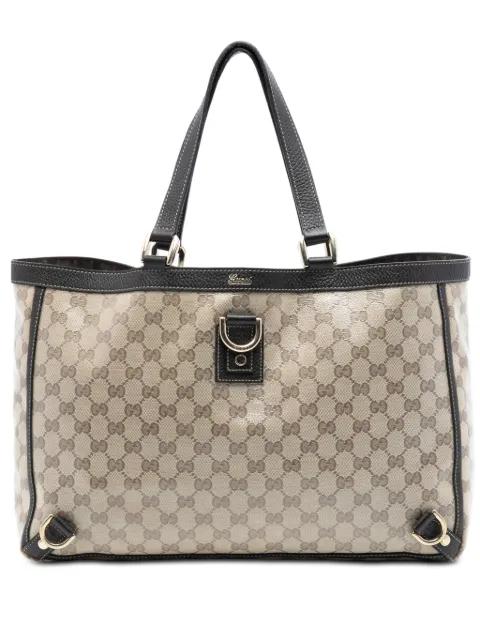 2016-2025 GG Crystal Abbey D Ring tote bag by GUCCI 