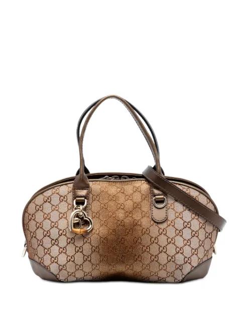 2016-2025 GG Lurex Heart Bit satchel by GUCCI 