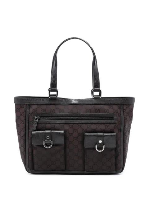 2016-2025 GG Nylon Abbey D Ring Pocket tote bag by GUCCI 