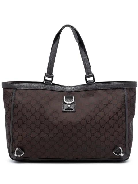 2016-2025 GG Nylon Abbey D Ring tote bag by GUCCI 