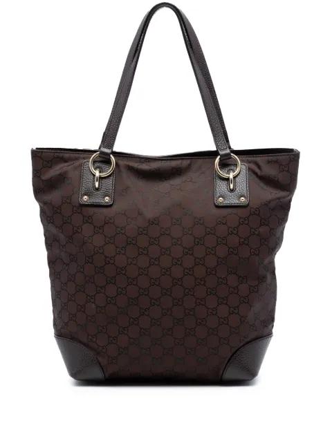 2016-2025 GG Nylon Vertical Charm tote bag by GUCCI 