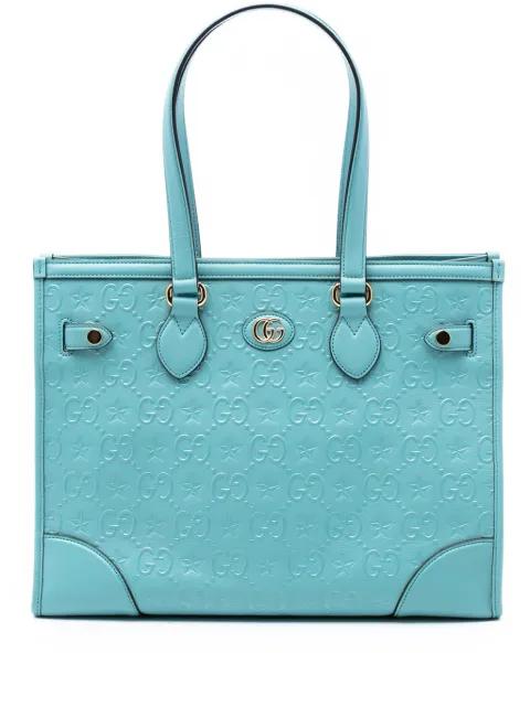 2016-2025 GG Star Embossed Leather tote bag by GUCCI 