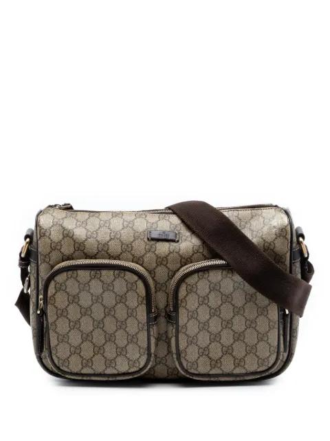 2016-2025 GG Supreme Double Pocket crossbody bag by GUCCI 