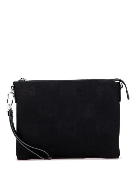 2016-2025 Jumbo GG Canvas Clutch on Strap crossbody bag by GUCCI 