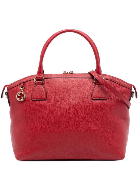 2016-2025 Large Dollar Calfskin GG Charm Dome satchel by GUCCI 