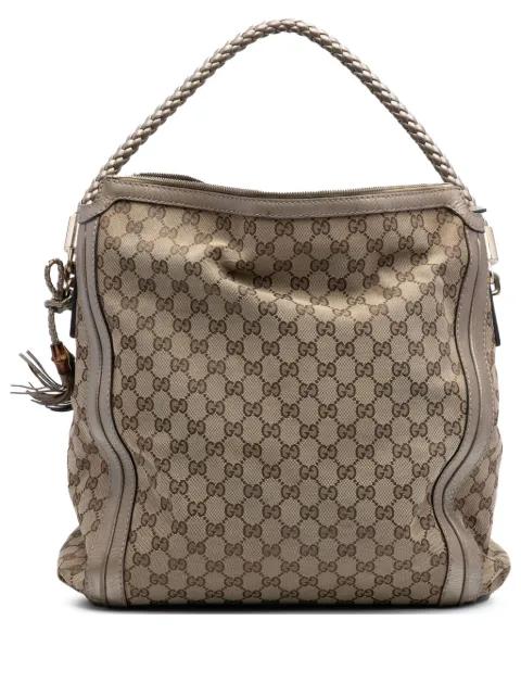 2016-2025 Large GG Canvas Bella shoulder bag by GUCCI 2016-2025 Large GG Canvas Bella shoulder bag by GUCCI