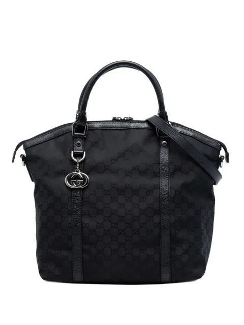 2016-2025 Large GG Canvas Charm Dome satchel by GUCCI 
