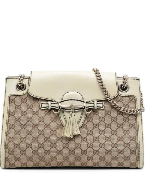 2016-2025 Large GG Canvas Emily shoulder bag by GUCCI 