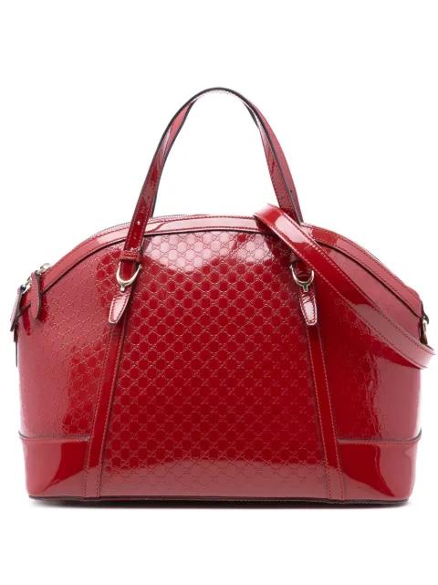 2016-2025 Large Microguccissima Patent Nice Dome satchel by GUCCI 