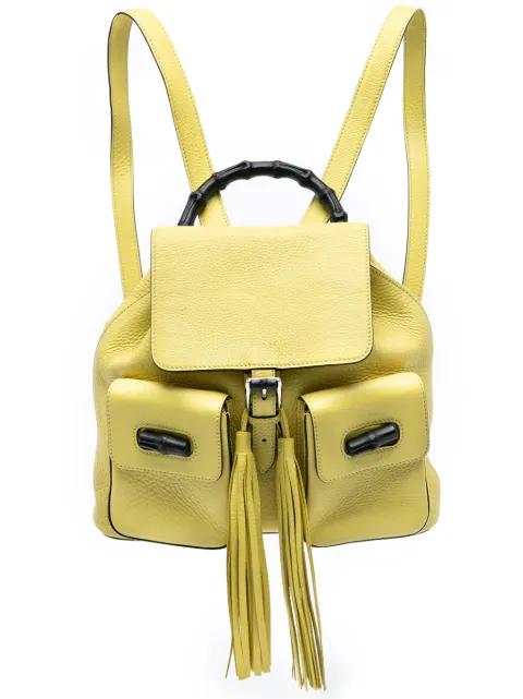 2016-2025 Leather Bamboo Tassel backpack by GUCCI 
